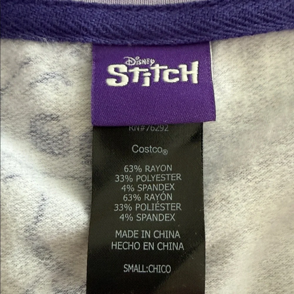 Disney Stitch pajama top - Picture 7 of 10